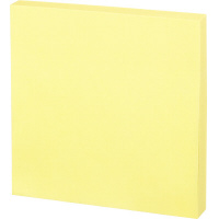 再生紙ふせん＜Ｋ２＞　７５mmＸ７５mm　黄色１冊入り
