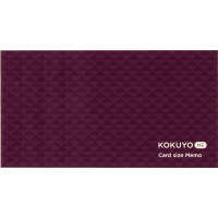 カードサイズメモ＜KOKUYO ME＞(カットオフ・3mm方眼・紫)