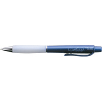 ボールペン〈フィットカーブ〉黒 軸青 径0.7mm