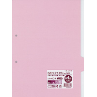 カラー仕切カード（ファイル用）5山見出し<第4山/ピンク>