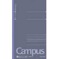 キャンパスノート(スリムB5 サイズ)普通横罫30枚グレー