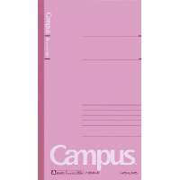 キャンパスノート(スリムB5 サイズ)普通横罫30枚ピンク