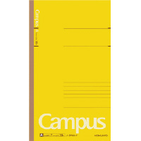キャンパスノート(スリムB5 サイズ)普通横罫30枚黄