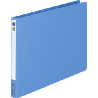 レバーファイル ＭＺ 色厚板紙 B5横 10mmとじ 青