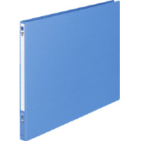 レバーファイル ＭＺ 色厚板紙 B4横 10mmとじ 青