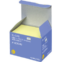 タックメモ 徳用 付箋タイプ 74x12.5mm 100枚x20本 黄