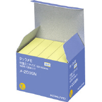 タックメモ 徳用 付箋タイプ 52x14.5mm 100枚x25本 黄