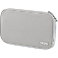 キャンパス ノートのように開くペンケース グレー