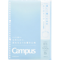 限定キャンパスルーズリーフ・ポジティブ&リラックス・B罫B色