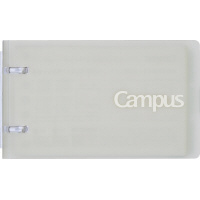 キャンパスノートバインダー(2リング)A7 7穴 灰