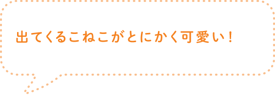 出てくるこねこがとにかく可愛い！