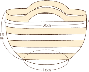 60cm×16cm×Φ18cm