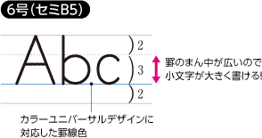 6号（セミB5）