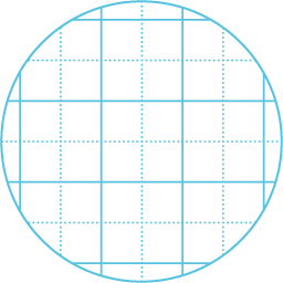 5mm square ruled line (with 10mm solid line)