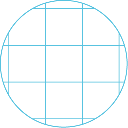 10mm square grid