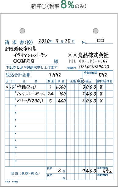 軽減税率制度について コクヨの伝票 コクヨ ステーショナリー