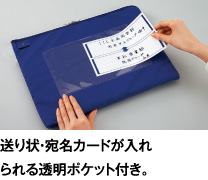 ②レバーを矢印の方向に起こすとリングが閉じます。