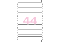 イメージ：通常仕様 44面ファイルラベル（ファイルボックス・薄ファイル用）