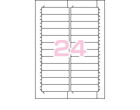 イメージ：通常仕様 24面四辺余白付（角丸）