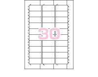 イメージ：通常仕様 30面四辺余白付（角丸）