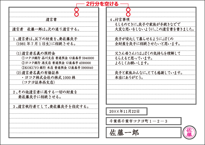 記入方法イメージ