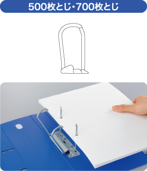 500枚とじ・700枚とじ イメージ