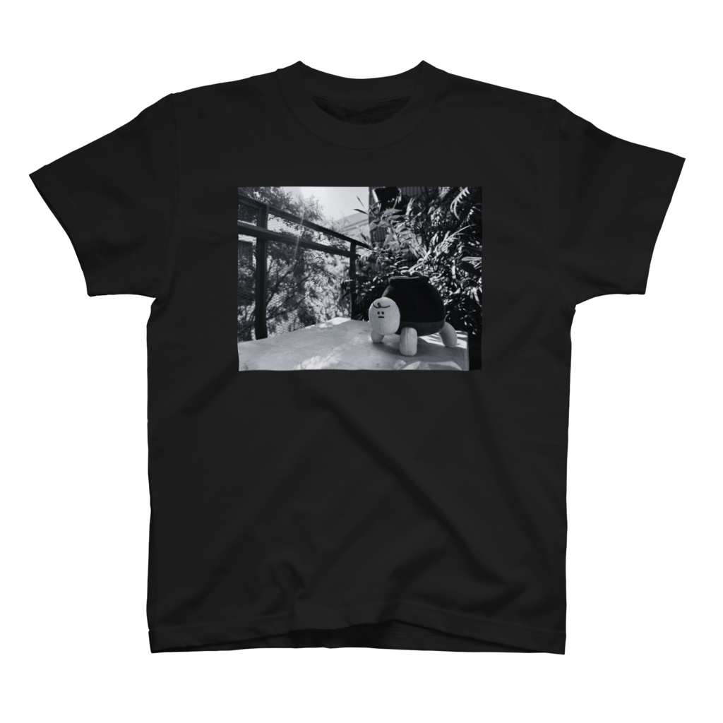 モノクロポット族｜スタンダードTシャツ2