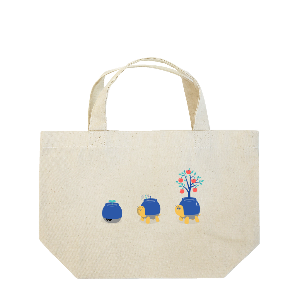 脱・3日坊主ポット族 ランチトートバッグ
