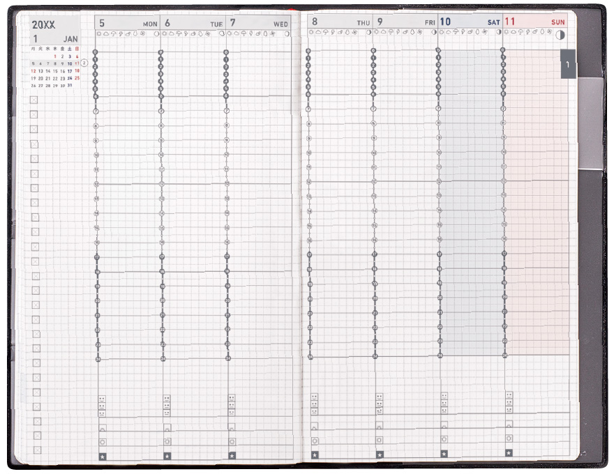 シンプルなデザイン