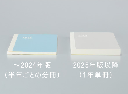1年単冊にリニューアル